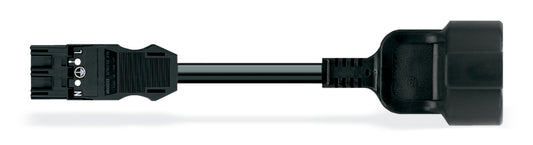 WAGO 771-9993/406-301 Anschlussleitung schwarz 3x1,5qmm L=3m