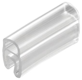 WEI TM 204/15 V0 Leitermarkierer, LxB: 15 x 14 mm, PVC, transparent