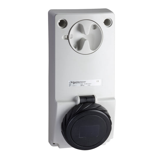 SE 82098 Anbausteckdose Verrieg. Ip65 32A 500V 4P