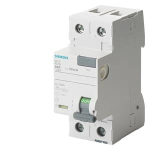SIEM 5SV3412-6 FI-Schutzschalter TYP A 25/2 100MA 2TE
