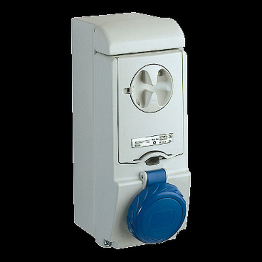 SE 83192 Wandsteckdose Verrieg. Ip65 32A 230V 3P