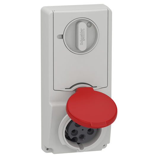 SE 82136 Anbausteckdose Verrieg. Ip44 16A 400V 5P