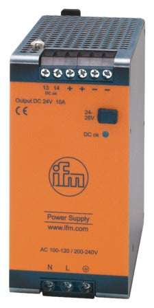 IFM DN4013 Schaltnetzteil 24 V DC 240 W Ausgangs- Leistung,