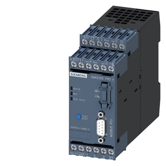 SIEM 3UF7012-1AB00-0 Grundgerät SIMOCODE pro V, MODBUS RTU-Schnittstelle 57,6 kB