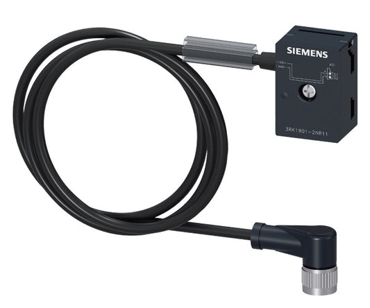 SIEM 3RK1901-2NR11 AS-Interface M12 Abzweig U ASI ohne Uaux, 1m, M12 Kabeldose I