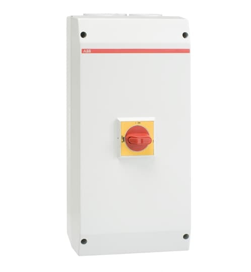 ABB OTE90AL3M EMV-Sicherheitsschalter 3-polig 45 kW 400V m. rot-gelbem Griff