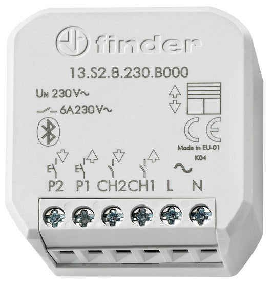 FIN 13.S2.8.230.B000 Bluetooth Jalousien Aktor (YESLY- Schaltaktor), 2 Schließer