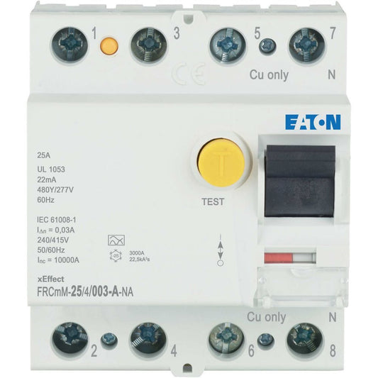 MOE FRCMM-25/4/003-A-NA FI-Schalter, 25A, 4pol, 30mA, Typ A