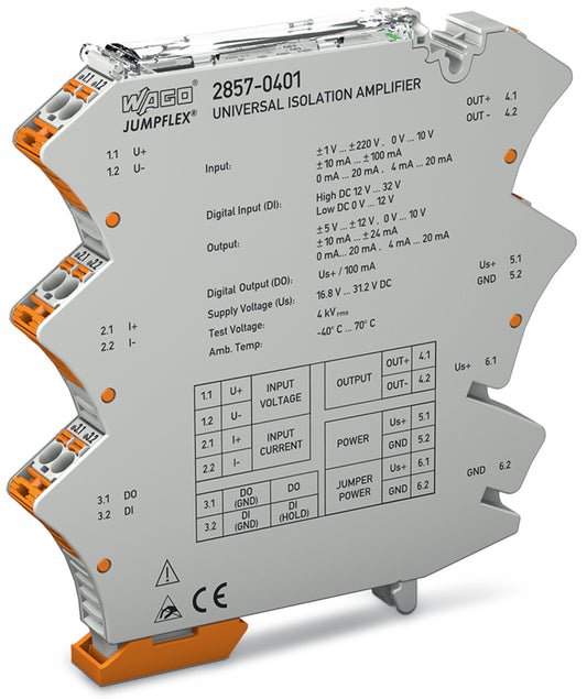 WAGO 2857-401 JUMPFLEX - Messumformer Universal-Trennverstärker