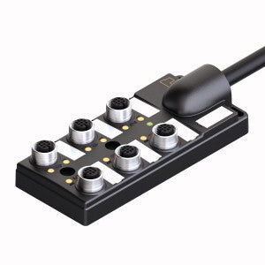 TURC TB-6M12-5P3-2/TXL Passiver Aktuator-/Sensor-Verteiler M12 x 1 6-fach