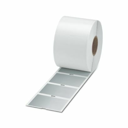 PHO EML-HA (76X51)R SR Etikett Rolle silber unbeschriftet