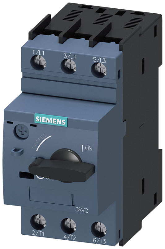 SIEM 3RV2421-1BA10 Leistungsschalter Baugröße S0 für den Trafoschutz A-Auslöser