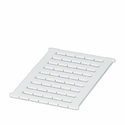 PHO ZBFM 8/WH: UNBEDRUCKT Zackbandmatte flach ws 50tlg