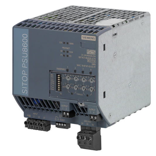 SIEM 6EP3437-8MB00-2CY0 SITOP PSU8600 40A/4x 10A Stromversorgung E: 3 AC 400-500