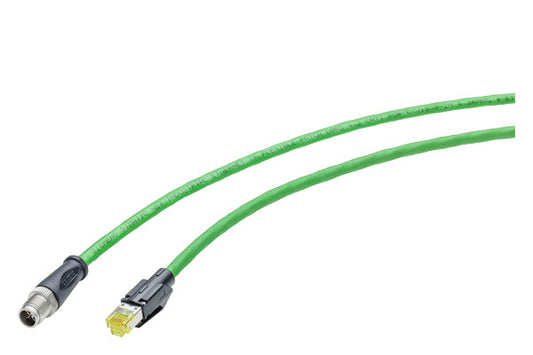 SIEM 6XV1878-5TH10 IE TP Cord M12-180/RJ45-180 vorkonf. IE Flexible Cable, mit 1