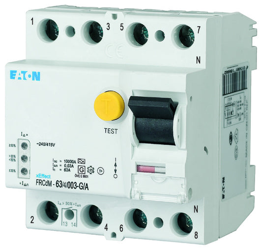 MOE FRCDM-63/4/003-G/A FI-Schalter dig., 63A, 4p, 30mA, Typ G/A