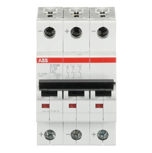 ABB LS S203M-C10UC Sicherungsautomat C-Char., 10kA, 10A, 3P LS S203M-C10UC