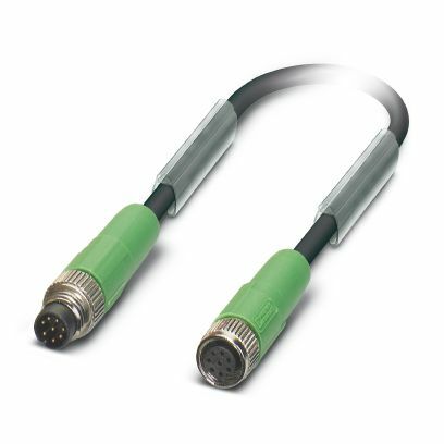 PHO SAC-8P-M 8MS/ 1,5-PUR/M 8FS Sensor-/Aktor-Kabel 8p PVC sw L:1,5m