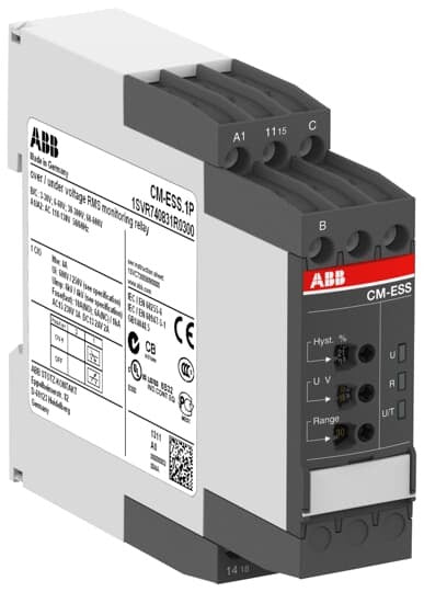 ABB CM-ESS.1P Spannungsüberwachungsrelais 1We, B-C=3-600VRMS, 220-240VAC